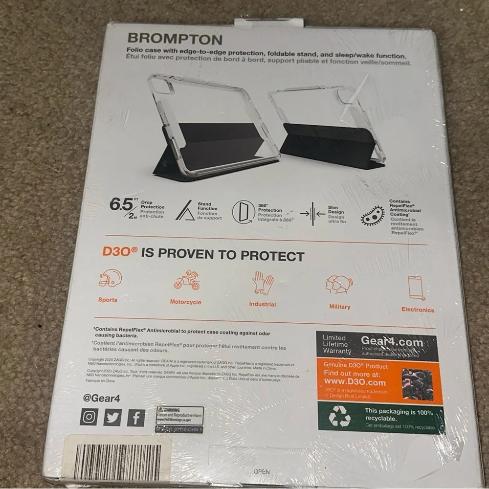 Gear4 Brompton + folio case for 11” iPad Pro and 10.9” iPad Air